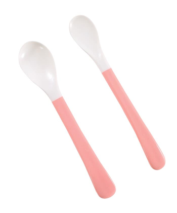 Lorelli Bertoni soft kašika za bebe 2 kom Pink