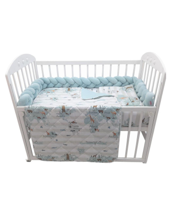 Textil komplet posteljine za bebe Mapa Sveta 120x60 cm