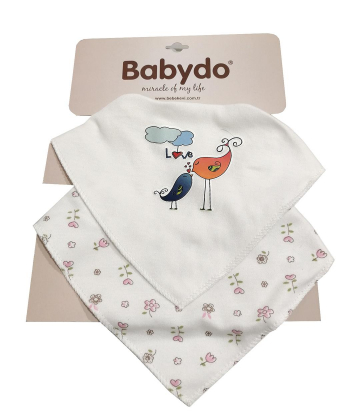 Babydo portikla marama za bebe ptičice 2 komada bd872