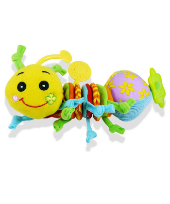 Biba Toys viseća igračka za bebe vesela gusenica 