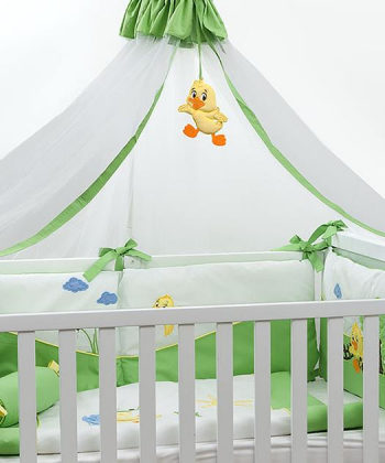 Deksi Group Pače posteljina za bebe zelena