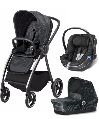 GB Maris 2 Plus kolica za bebe 3 u 1 Lux Black