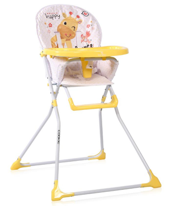 Lorelli Bertoni Cookie hranilica za bebe (stolica za hranjenje) Yellow Giraffe