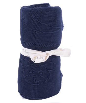 Minky prekrivač za bebe 110x80 cm Teget AW17/09