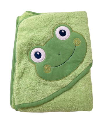 My baby peškir za bebe Žabac zelena - 100x100 cm