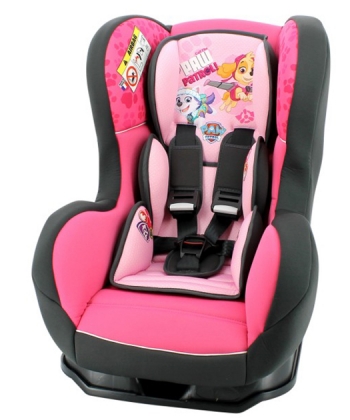 Nania auto sedište za bebe Cosmo Patrolne Šape - roze od 0 do 25 kg