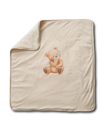 Textil pokrivač za bebe Piccolino bež Meda