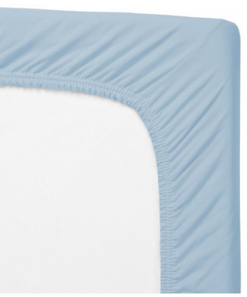 Textil čaršav za dušek za bebe 120X60 cm sa lastišom Žersej - Plavi