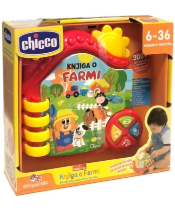 Chicco knjiga o farmi edukativna igračka za decu