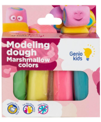 Dream Makers plastelin za decu 4 Marshmallow boje - A073524