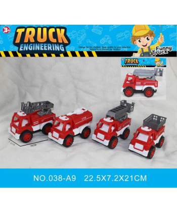 HK Mini igračka za dečake Vatrogasni kamion 1 komad - A070538