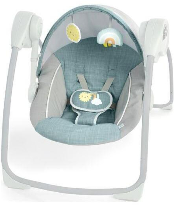 Ingenuity ljuljaška za bebe Sun Valley Canopy Portable Swing - Teal SKU16905