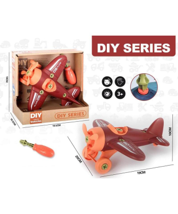 Merx igračka za decu sastavi avion Crveni - A072747