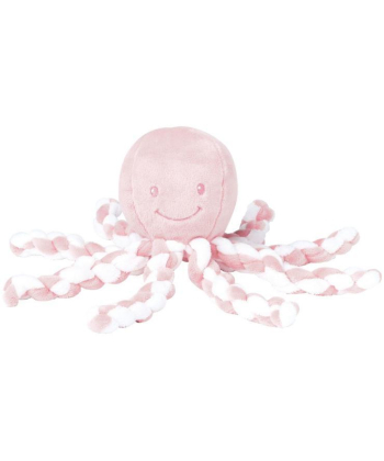 Nattou plišana igračka za bebe Hobotnica roze - A039993