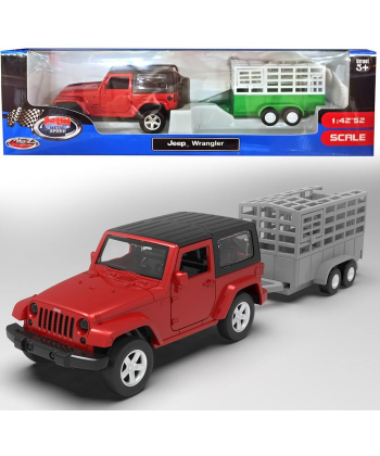 Pertini metalni auto za decu sa prikolicom 1:43 Jeep Wrangler - 34258.1