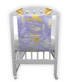 Textil držač za bebine stvari za krevetac Baby Dream - Plava