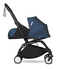 Babyzen Yoyo2 kolica za bebe Crni ram + Newborn Pack 0+ - Air France Blue