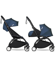 Babyzen Yoyo2 kolica za bebe 2 u 1 sa Newborn Pack Crni ram - Air France Blue