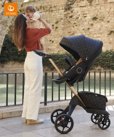 Stokke Xplory X kolica sa nosiljkom za bebe 2 u 1 - Signature Black