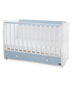 Lorelli Bertoni krevetac za bebe 2 u 1 Dream White Baby Blue