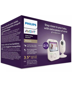 Avent Alarm Video Monitor za bebe Silk White SCD891/26