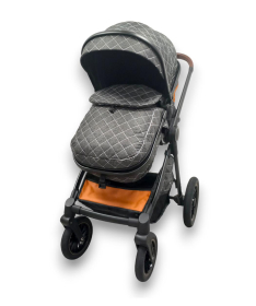 BBO Umbra kolica za bebe 3 u 1 do 22 kg - Black