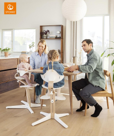 Stokke Nomi multifunkcionalna drvena stolica (hranilica) za decu Oak Grey