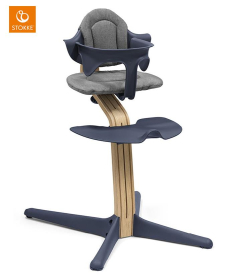 Stokke Nomi multifunkcionalna drvena stolica (hranilica) za decu Oak Navy