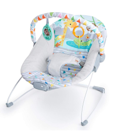 Bright Starts Ležaljka za bebe sa vibracijom Safari Fun SKU12204