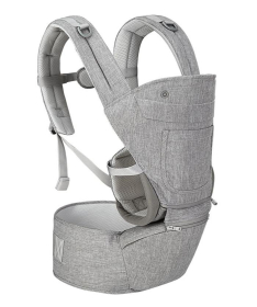 BBO kengur nosiljka za bebe do 15 kg Hugbug 8 u 1 - Grey