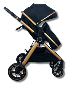 NouNou kolica za bebe 3 u 1 X1 - Black&Gold