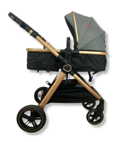 NouNou kolica za bebe 3 u 1 X1 - Grey&Gold