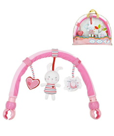 Jungle Luk igračka za kolica I auto sedište Rabbit Pink - 32001544