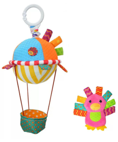 Jungle plišana muzička igračka za bebe potezalica Balloon Multicolor - 32000879