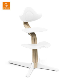 Stokke Nomi multifunkcionalna drvena stolica hranilica za decu - Natural White