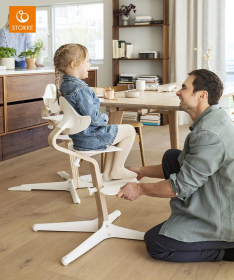Stokke Nomi multifunkcionalna drvena stolica hranilica za decu - Natural White