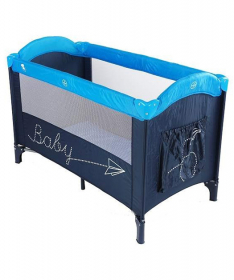 BBO Prenosivi Krevetac za Bebe 1 Nivo Plavi