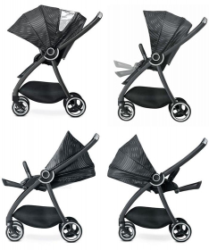 GB Maris kolica za bebe 2 u 1 Moonglow Beige&Idan auto sedište Black