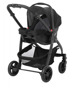 Graco Evo kolica za bebe 3 u 1 Black Grey - crno siva