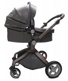 Hot Mom kolica za bebe 3 u 1 Dark Grey 2019