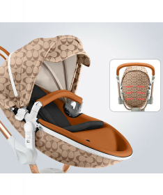 Hot Mom kolica za bebe 2 u 1 Light Brown