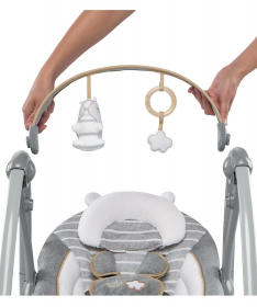 Ingenuity Ljuljaška za bebe Boutique Collection Swing 'n Go Portable - Bella Teddy 11023