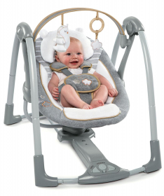 Ingenuity Ljuljaška za bebe Boutique Collection Swing 'n Go Portable - Bella Teddy 11023