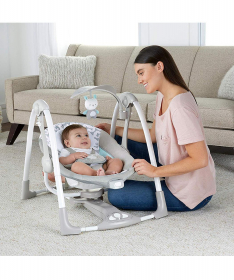 Ingenuity ljuljaška za bebe Convertme Swing 2-Seat Portable Swing Raylan 12189