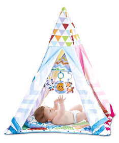 Jungle šator i podloga za igru beba i dece Mutlicolor Wave - SL126