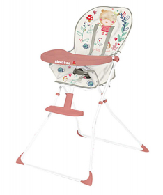 Kikka Boo hranilica za bebe (stolica za hranjenje) Be Happy Flowers