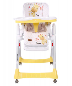 Lorelli Bertoni Gusto hranilica za bebe (stolica za hranjenje) Yellow Giraffe
