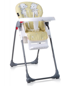 Lorelli Bertoni hranilica za bebe (stolica za hranjenje) Oliver Yellow Happy Hippo
