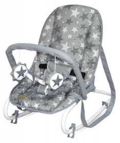 Lorelli Bertoni ležaljka za bebe Top Relax Grey Stars 2020