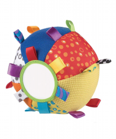 Playgro Edukativna igračka za bebe plišana lopta 3 meseci + 0180271